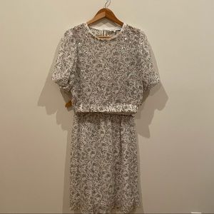 Gorgeous Two-Piece Skirt & Blouse English Factory